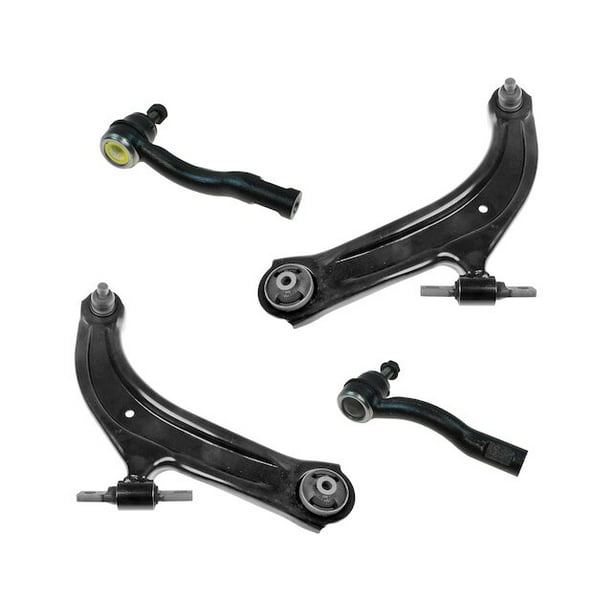 4pc Front Lower Control Arm w/Ball Joints Tie Rods for 2007-2012 Nissan Sentra